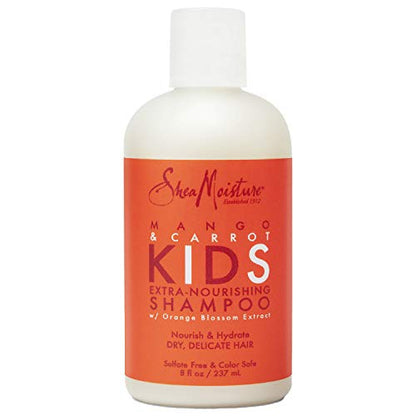 Champú Extra-Nutritivo SheaMoisture para Niños Mango Zanahoria con Manteca de Karité 8 oz - imagen 1