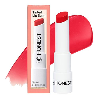 Bálsamo Labial Tinte Hidratante Vegano Honest Beauty, Extractos de Acai Antioxidantes, Aceite de Aguacate, Libre de Parabenos, Cruelty-Free, Naranja - imagen 2