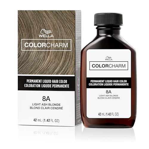 COLORCHARM Coloración Permanente Líquida para el Cabello | 8A Rubio Ceniza Claro | Cobertura de hasta 100% de Canas | 1.42 Fl Oz - imagen 2