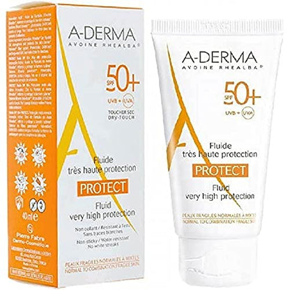 A-derma Protect Fluido Invisible SPF 50+ 40ml - imagen 1