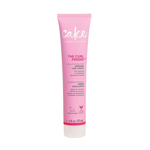Crema Definidora de Rizos Cake Beauty, The Curl Friend - Hidrata y Define Rizos - Control de Frizz y Desenredante - Aceite de Aguacate, Aceite de - imagen 1