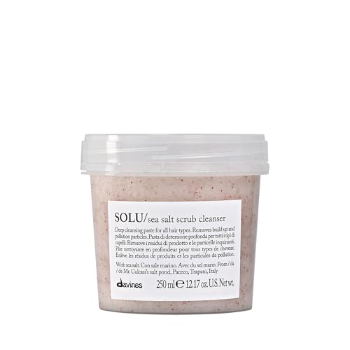 Davines SOLU Exfoliante de Sal Marina, Limpieza Suave para el Cuero Cabelludo, Ideal para Cabello Normal a Estilizado, 8.45 Fl Oz - imagen 3