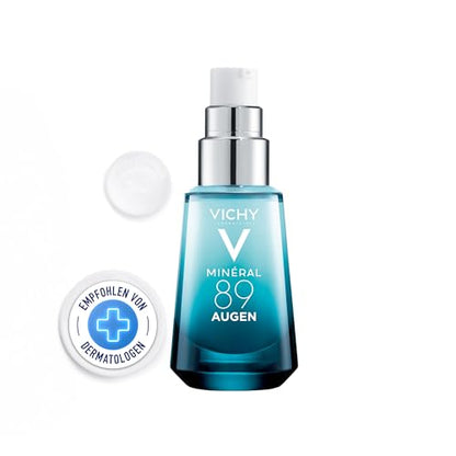 Sérum para Ojos Vichy Mineral 89, Crema con Ácido Hialurónico y Cafeína, Hidratante para Ojeras y Reductor de Hinchazón, Probado por Oftalmólogos - imagen 2