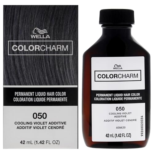 COLORCHARM Coloración Permanente Líquida para Cabello | 050 Aditivo Violeta Frío | Cobertura de hasta 100% de Canas | 1.42 Fl Oz - imagen 1