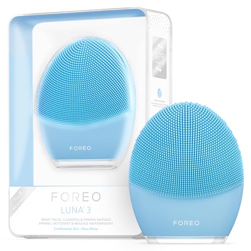 Cepillo Facial Limpiador FOREO LUNA 3 | Piel Mixta | Masajeador Facial Antienvejecimiento | Mejora la Absorción de Productos para el Cuidado de la - imagen 3