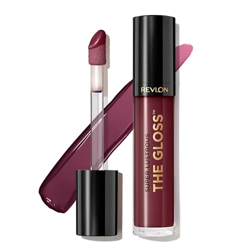 Brillo Labial Revlon Super Lustrous, No Pegajoso, Hidratante, Acabado Brillante, 265 Cereza Negra, 3.7 g - imagen 1