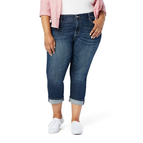 Capris de Mujer Levi Strauss Signature Gold de Tiro Medio y Corte Slim (Disponible en Talla Plus), Azul Laguna, 16 - imagen 3