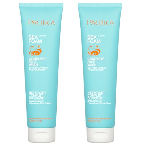Pacifica Beauty Gel Limpiador Facial Completo, Limpiador Suave Diario para Todo Tipo de Piel, Remueve Maquillaje, Aceite y Suciedad, Espuma de Mar, 5 - imagen 3