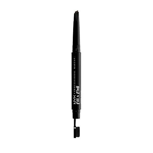 Lápiz Pomada para Cejas NYX PROFESSIONAL MAKEUP Fill & Fluff, Color Marrón - imagen 1