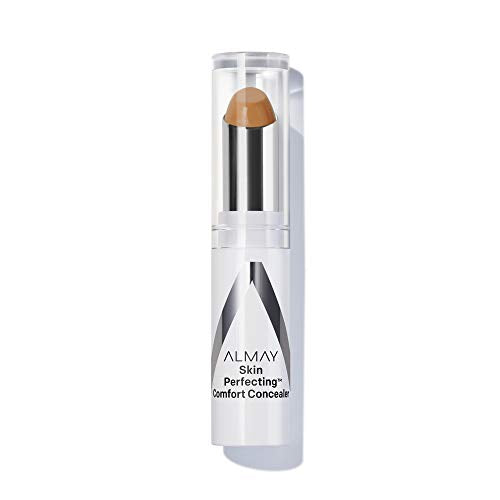 Corrector Almay Skin Perfecting Comfort, Maquillaje Facial, Cobertura Completa, Acabado Natural, Libre de Crueldad, Hipoalergénico, 240 Oscuro, 1 - imagen 1
