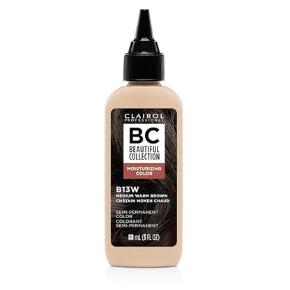 Coloración para el cabello Clairol Professional Beautiful Collection, 13W Marrón Cálido Medio, 3 Fl Oz - El empaque puede variar - imagen 1