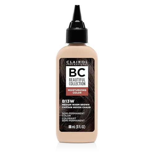 Coloración para el cabello Clairol Professional Beautiful Collection, 13W Marrón Cálido Medio, 3 Fl Oz - El empaque puede variar - imagen 3