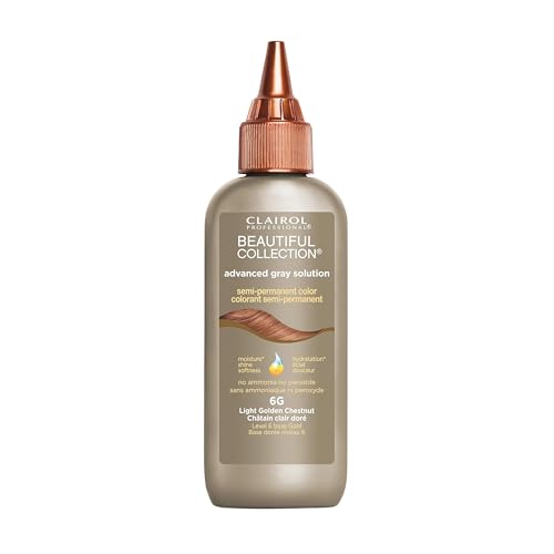 Clairol Professional Beautiful Collection Soluciones Avanzadas para Canas, 6G Castaño Dorado Claro, 3 oz. - El empaque puede variar - imagen 3