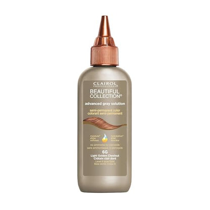 Clairol Professional Beautiful Collection Soluciones Avanzadas para Canas, 6G Castaño Dorado Claro, 3 oz. - El empaque puede variar - imagen 2