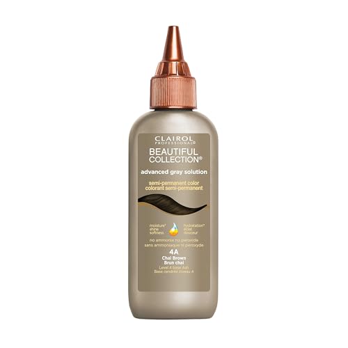 Clairol Professional Beautiful Collection Soluciones Avanzadas para Canas, 4A Chai Brown, 3 oz. - El embalaje puede variar - imagen 4