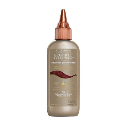 Clairol Professional Beautiful Collection Soluciones Avanzadas para Canas, 4R Castaño Rojo Caoba, 3 oz. - El Empaque Puede Variar - imagen 4