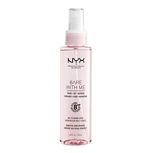 NYX PROFESSIONAL MAKEUP Spray Facial Hidratante Multitasking Bare With Me, r y Fijador de Maquillaje, Fórmula Vegana, 8 Horas de Duración - imagen 1