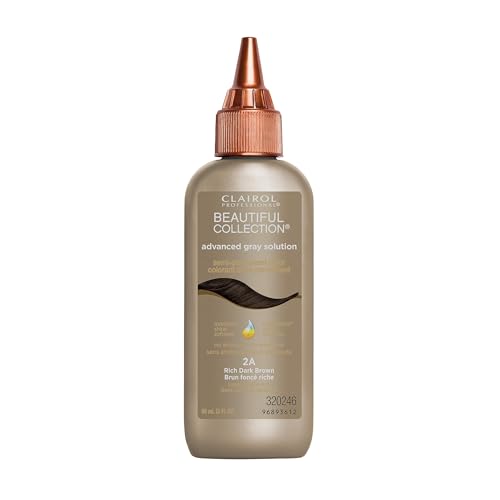 Clairol Professional Beautiful Collection Soluciones Avanzadas para Canas, 2A Marrón Oscuro Rico, 3 oz - El Empaque Puede Variar - imagen 3