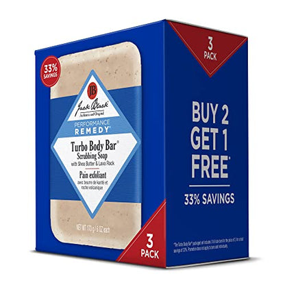 Jack Black - Jabón Exfoliante Turbo Body Bar, 6 oz, Paquete de 3 - Exclusivo de - imagen 2