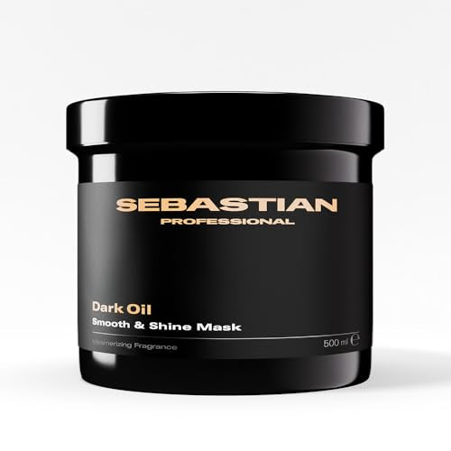 Sebastian Professional Dark Oil Mascarilla Suavizante y Brillante | Con Aceites de Jojoba y Argán | 16.9 fl oz | El Empaque Puede Variar - imagen 1