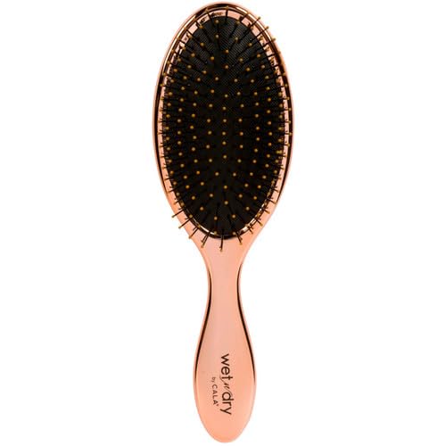 Cepillo Desenredante CALA Wet-N-Dry, Rosa Dorado Metálico, Cerdas Flexibles para Cabello Húmedo o Seco, Reduce Enredos y Quiebre, Aporta Brillo, 1 - imagen 1