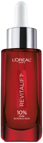 Suero Facial L'Oreal Paris Revitalift 10% Ácido Glicólico Puro, Aclara Visiblemente el Tono y Reduce Arrugas, Sin Fragancia 1.0 fl oz (30ml) - imagen 1