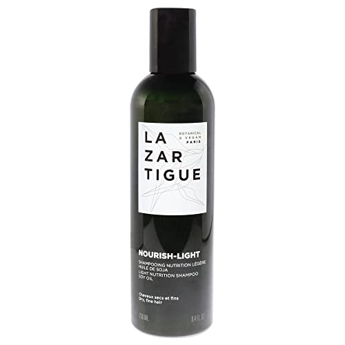 Champú Liviano Nourish Light de Lazartigue, Enriquecido con Aceite de Soja, Nutrición Ligera para Cabello Seco y Fino, Vegano, Libre de Sulfatos y - imagen 4