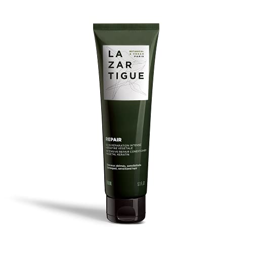 Acondicionador Reparador Lazartigue, Queratina Vegetal y Ácido Hialurónico, Cuidado Restaurador para Cabello Dañado, Vegano, Sin Sulfatos ni Siliconas - imagen 3