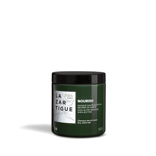Mascarilla Nourish de Lazartigue - Tratamiento Hidratante y Acondicionador con Aceite de Coco y Manteca de Karité - Fórmula No Grasosa, Fácil de - imagen 1