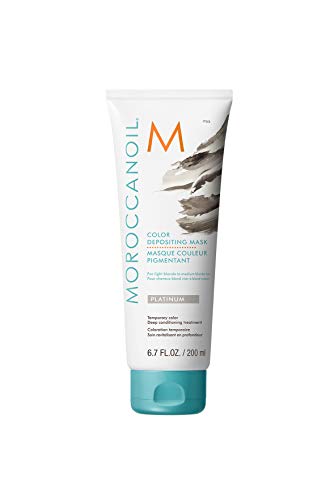 Mascarilla Depositaria de Color Moroccanoil, Platino, 6.7 oz - imagen 3
