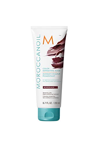 Mascarilla para el cabello Moroccanoil Color Depositing, Bordeaux, 6.7 oz - imagen 1