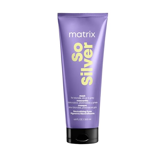 Mascarilla Toning Morada Matrix So Silver | Acondicionador Profundo | Repara Cabello Rubio y Plateado Dañado | Neutraliza Tonos Amarillos | Para - imagen 2