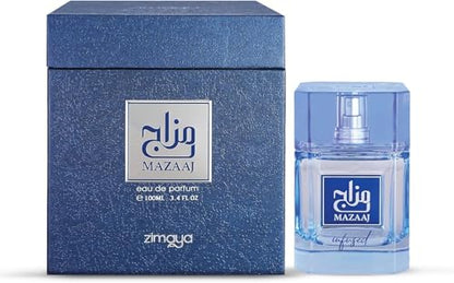 Eau De Parfum Zimaya Mazaaj Infused para Hombres, 3.4 Fl. Oz - imagen 1
