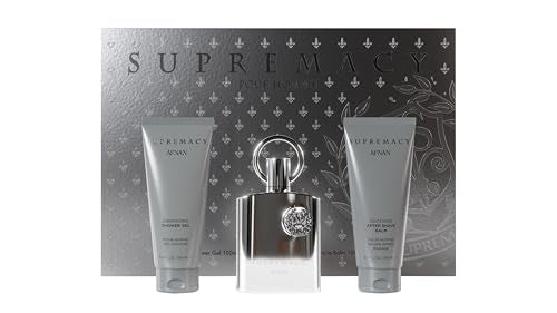 Set de Regalo de Perfume Afnan Supremacy Silver - Eau De Parfum (100 ml), Gel de Ducha (100 ml), Bálsamo After Shave (100 ml) - imagen 1