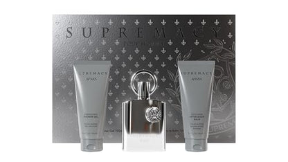 Set de Regalo de Perfume Afnan Supremacy Silver - Eau De Parfum (100 ml), Gel de Ducha (100 ml), Bálsamo After Shave (100 ml) - imagen 2