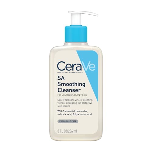 Limpiador Renovador SA CeraVe, Exfoliante Suave para la Piel, No Comedogénico y No Irritante, con Ceramidas y Ácido Salicílico, 8 fl oz - imagen 4
