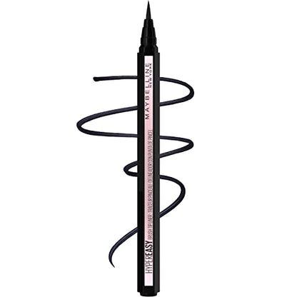 Eyeliner Líquido Maybelline Hyper Easy, Sin Salto, Acabado Satinado, Fórmula Impermeable, Negro Intenso, 0.018 Fl Oz - imagen 3