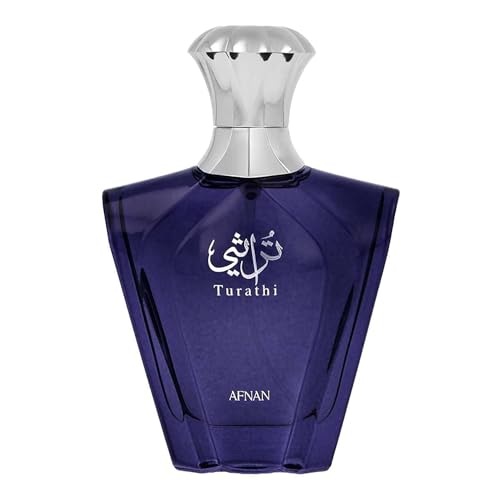Afnan Turathi Blue Eau de Parfum Spray para Hombres, 3.0 Fl. Oz - imagen 1