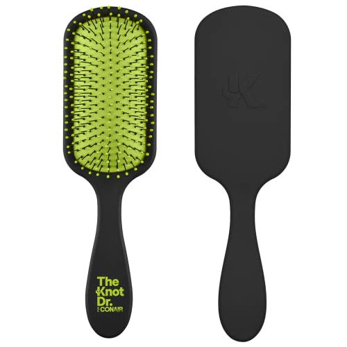 Cepillo Desenredante Conair The Knot Doctor para Cabello Húmedo o Seco con Estuche Verde, Negro - imagen 3