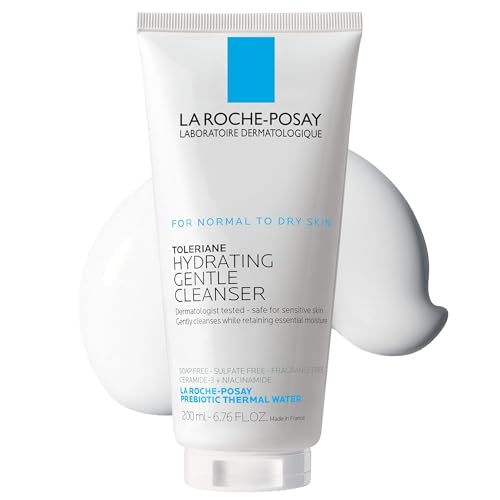 La Roche-Posay Toleriane Limpiador Facial Hidratante Suave, Jabón Diario con Ceramida y Niacinamida para Piel Sensible Normal a Seca, Sin Aceite, Sin - imagen 1