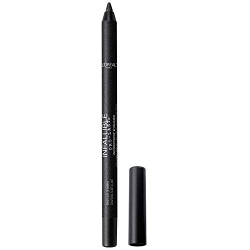 Lápiz delineador de ojos L'Oreal Paris Makeup Infallible Pro-Last, resistente al agua y a las manchas, fácil de aplicar, negro brillante, 1.2 g. - imagen 2