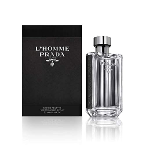 Prada L'Homme For Men Eau De Toilette Spray, 3.3 Fluid Ounce,(Packaging may vary) - imagen 4
