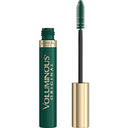 Máscara Voluminizadora Original L’Oreal Paris, Fórmula para Aumentar Volumen y Largo, Lavable, Verde Profundo, 0.26 Fl Oz, 1 Unidad - imagen 1