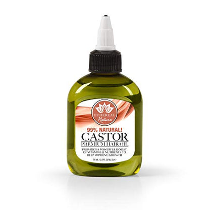 Ethereal Nature Aceite Capilar 99% Natural con Aceite de Ricino 75 ml - imagen 3