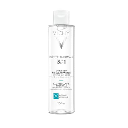 Agua Micelar Desmaquillante y Tónico Facial Vichy Pureté Thermale, Limpieza Suave con Vitamina B5, Sin Enjuague, Desmaquillante de Ojos Hidratante - imagen 2