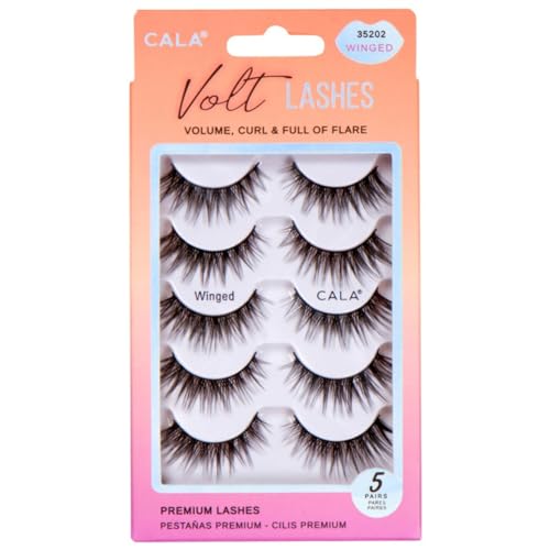 Pestañas Postizas CALA Faux Mink Volt (Paquete de 5), Volumen Medio, Ligeras, Fibra Sintética Suave 100% Hechas a Mano, Cruelty-Free, Fáciles de - imagen 1