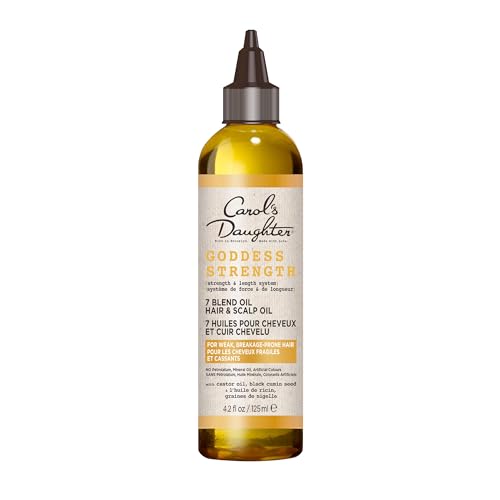 Aceite para el cuero cabelludo y cabello Carol's Daughter Goddess Strength 7 Oil Blend para ondas, rizos y bucles, tratamiento capilar con aceite de - imagen 2