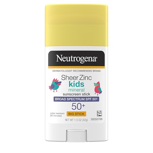 Protector Solar Mineral Neutrogena Sheer Zinc Oxide para Niños, SPF 50+, Resistente al Agua, Aplicación Sin Residuos, 1.5 oz - imagen 4