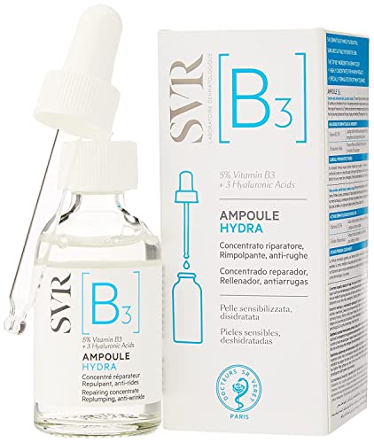 SVR [B3] Suero Facial Hidratante Plump con Niacinamida y 3 Tipos de Ácido Hialurónico. Hidratación, Voluminiza y Reduce Líneas Finas. Sin Fragancia, - imagen 3