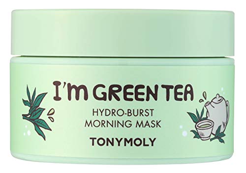 TONYMOLY I’m Green Tea Hydro Burst Mascarilla Hidratante de Gel – Refrescante para Piel Opaca y Cansada – Con Extractos de Té Verde, Bambú y Centella - imagen 2